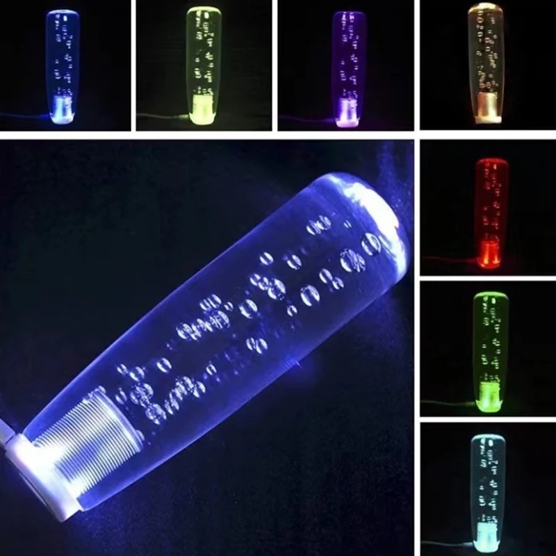 Acrylic Bubble Light Rods With Embedded Air Bubbles Soft Warm Glow For Home Decor Party Wedding Event Decoration