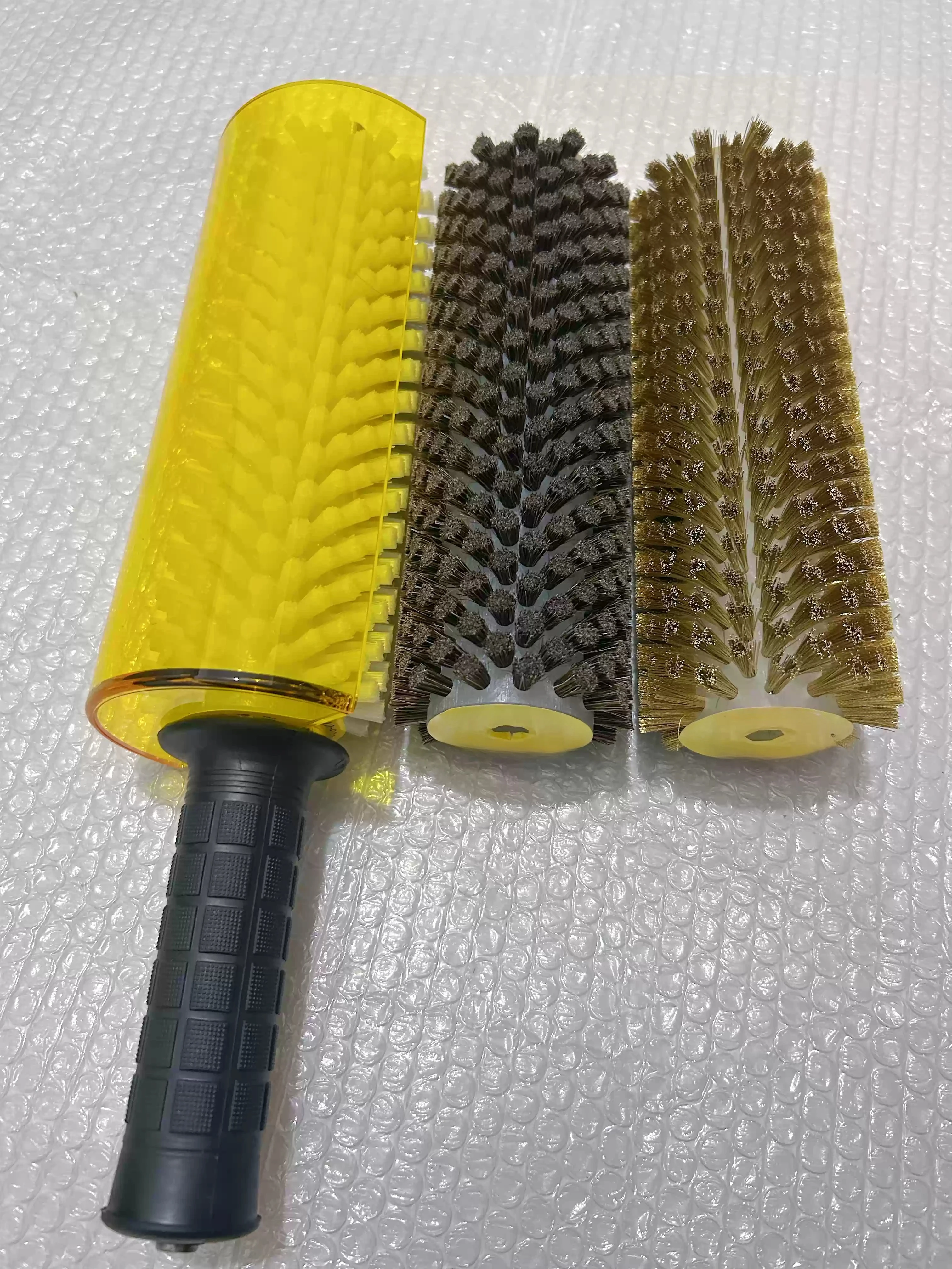 Ski Waxing & Polishing Brush Kit, Nylon, Horsehair, Copper Wire Brushes for Ski Maintenance