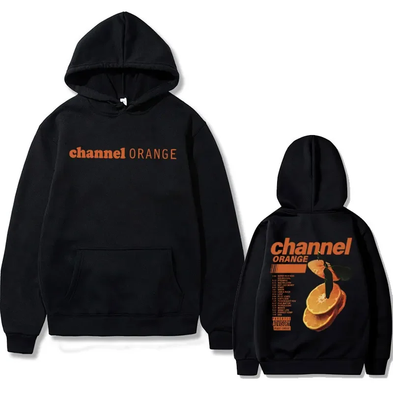 Rapper Frank Channel Orange Pattern Hoodie Ocean Leisure Sports Shirt Gold Hip Hop Retro Hoodie Men\'s Fashion Street Wear