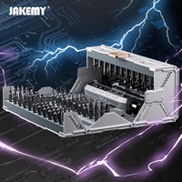 JAKEMY 180-in-1 Black Magnetic Precision Screwdriver Set,Professional Electric Maintenance Tool Suitable For PC, iPhone, MacBook