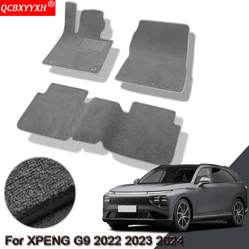 

Custom Car Floor Mats For XPENG G9 2022 2023 2024 Waterproof Non-Slip Floor Mats Internal Protection Carpets Rugs Auto Accessory