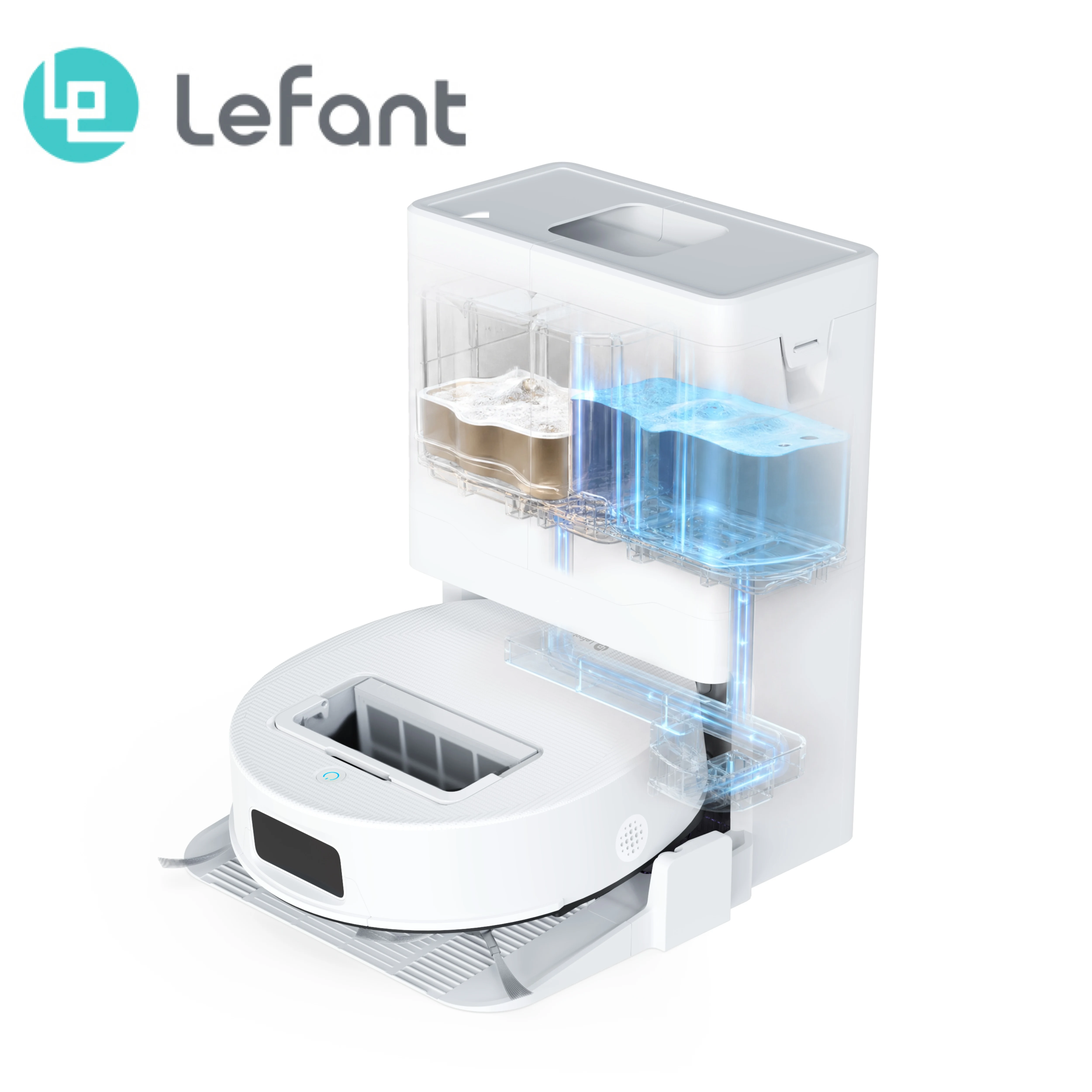 Lefant L12 Pro Robot Vacuum Extendable Roller Mop 20000Pa Suction Real Time Self Cleaning Dock dToF LiDAR Mapping PSD Obstacle