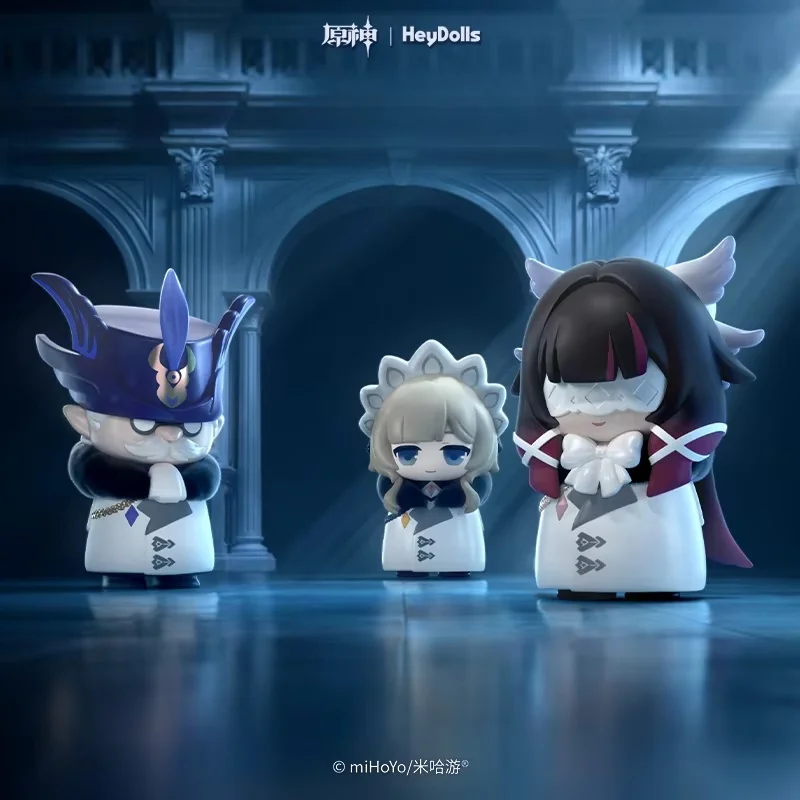 Mihoyo Suplay Genshin Fatui Harbinger Blind Box Mihoyo Game Anime Figuur Collectibles Merchandise Mystery Box Geschenken Ornamenten