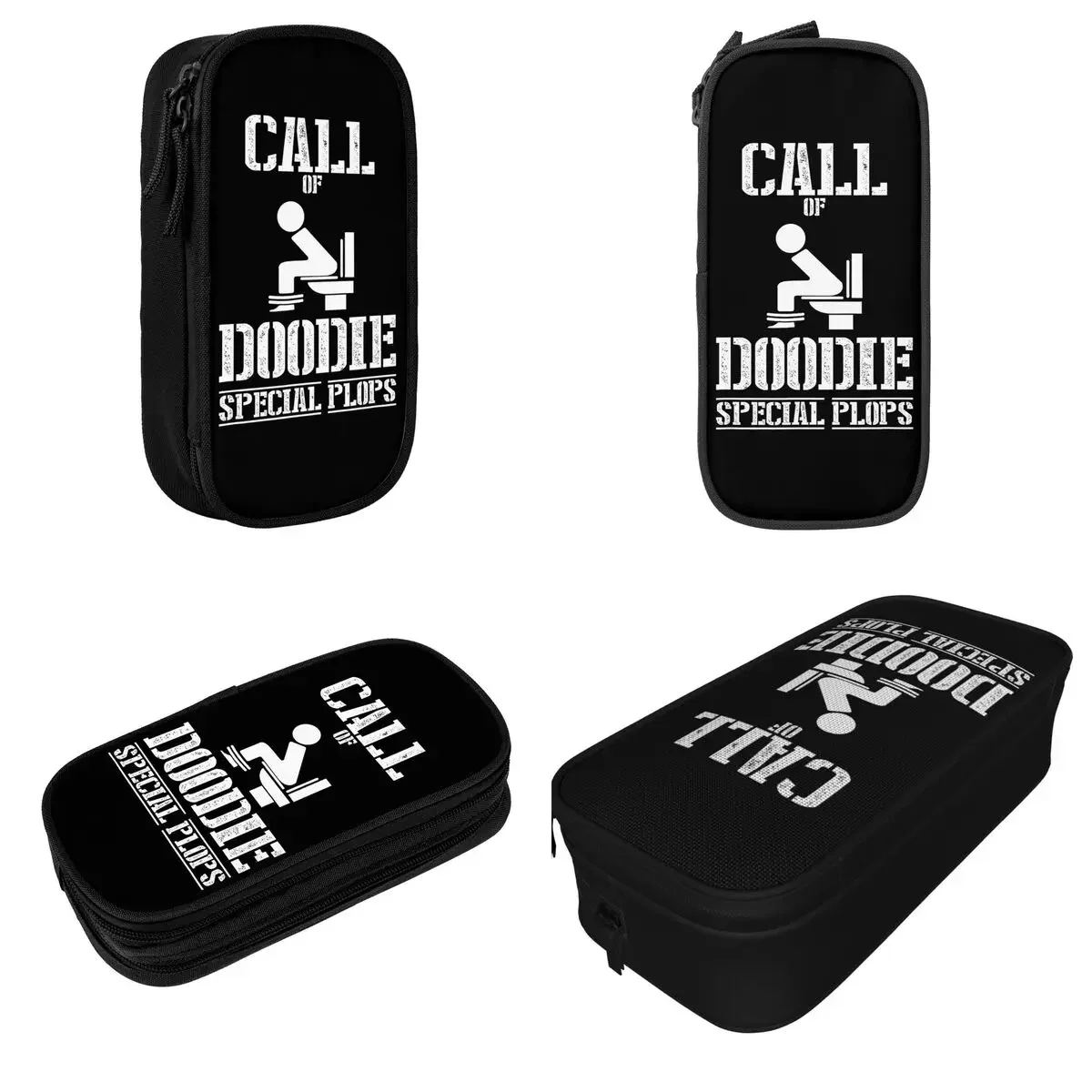 Call Of Doodie Special Plops Pencil Case Game Pencilcases Pen Holder for Student Big Capacity Bag School Supplies Stationery