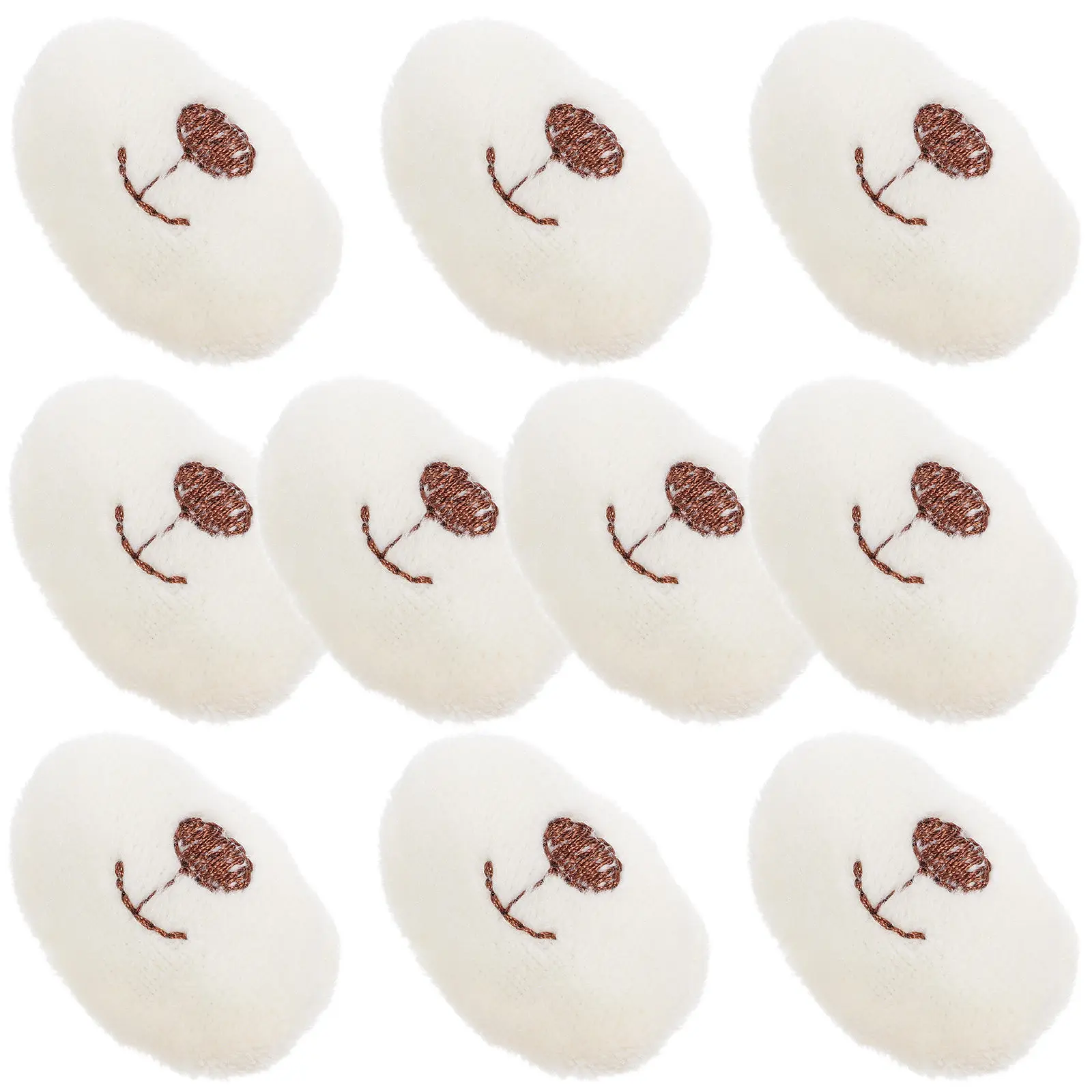 

Набор из 10 мультяшных носиков и ротовых элементов в виде медведей для рукоделия, милые аксессуары для шитья в виде животных, безопасный дизайн для творчества