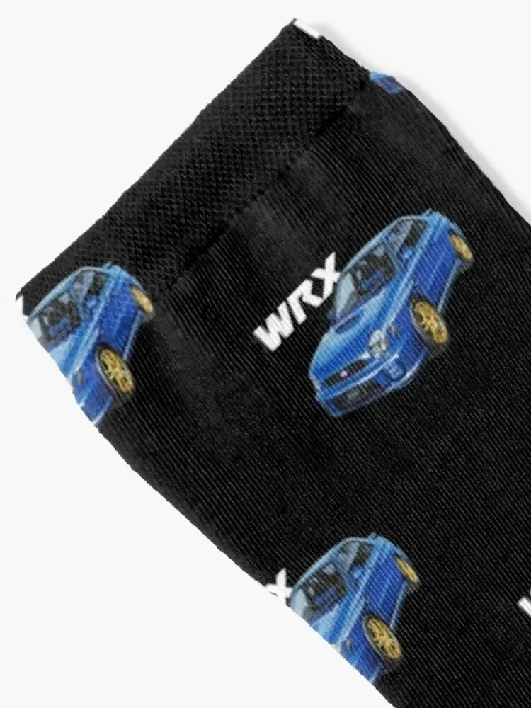 JDM WRX GDB Bugeye RALLY BLUE Socks moving stockings Crossfit Men Socks Luxury Brand Women's