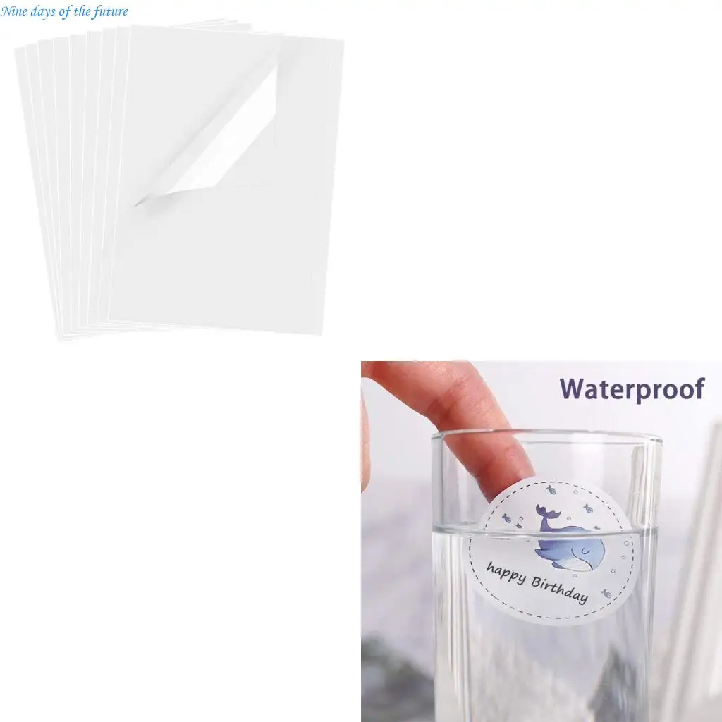 100-sheets-printable-sticker-paper-a-4-waterproof-decal-paper-adhesive-sheets-for-inkjet-printer-e65a
