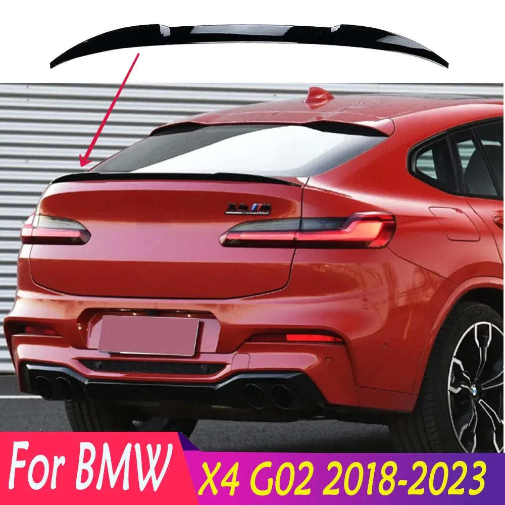 

Для BMW X4 G02 2018-2023 м эффективный стиль Автомобильный задний спойлер для багажника на крышу комплект для тюнинга кузова