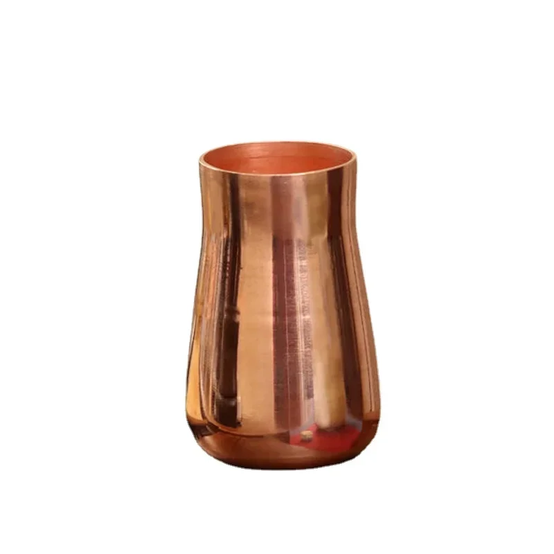 Brass Cup Pure Copper Beer Milk Mug Copper Chalice  Breakfast Cup Moscow Drinkware Tableware