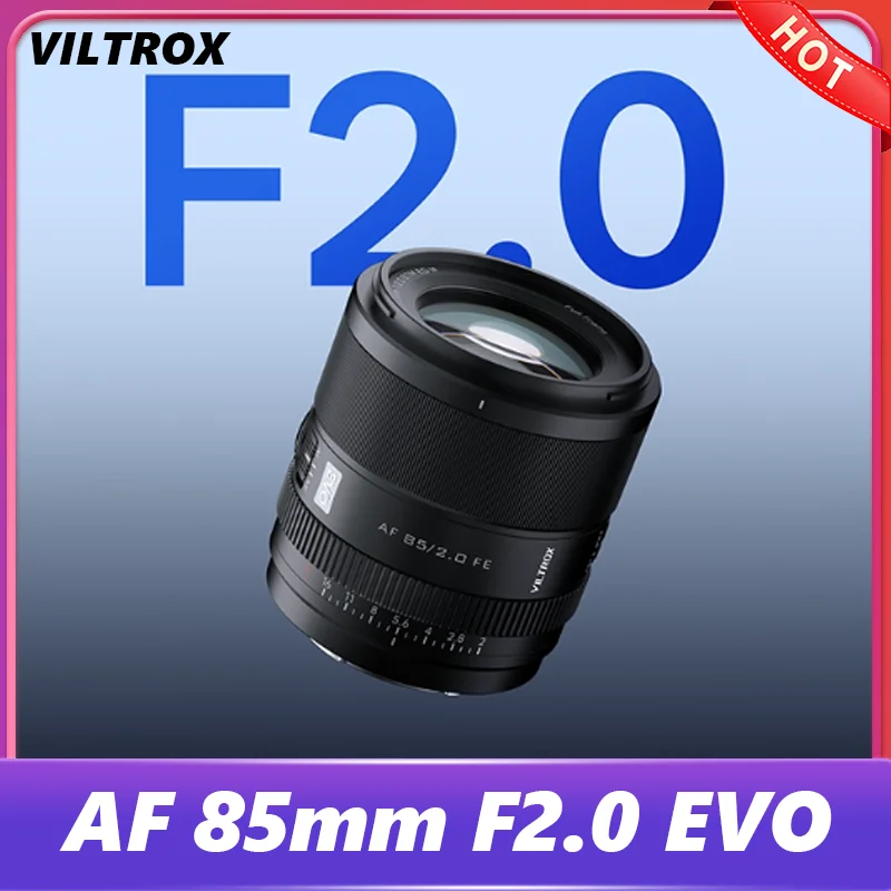 

Объектив VILTROX AF 85 мм F2.0 EVO, полнокадровый объектив с автофокусом и большой диафрагмой для Sony E Nikon Z Mount A7IV A7C ZV-E1 FX3