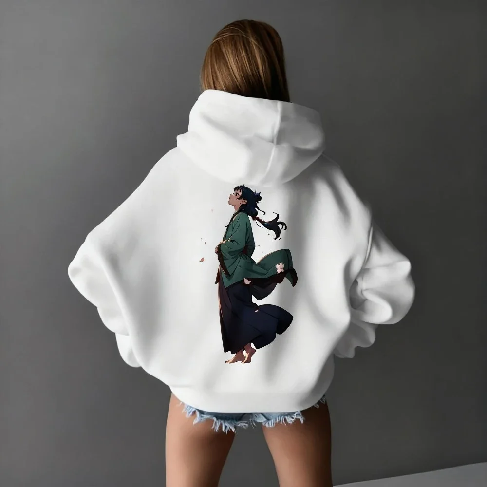 The Apothecary Diaries Anime Novo Hoodie 2026 Outono/Inverno Tendência de Rua Feminina Solta Na Moda Versátil Pai-Filho Top