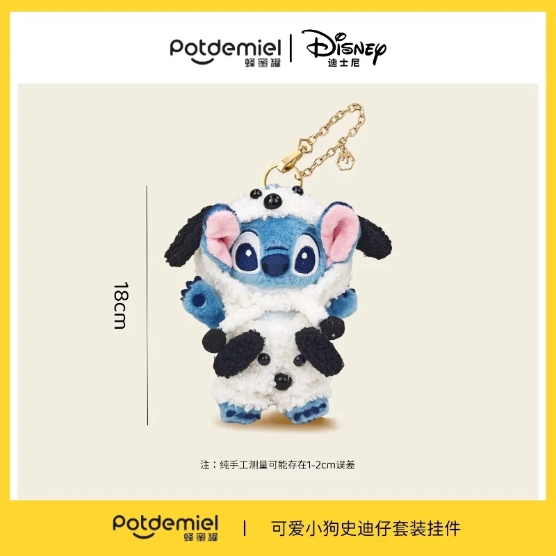 Original Disney Stitch Lotso juguetes de peluche llavero colgante accesorios lindo muñeco de peluche de dibujos animados llavero de juguete llavero de regalo