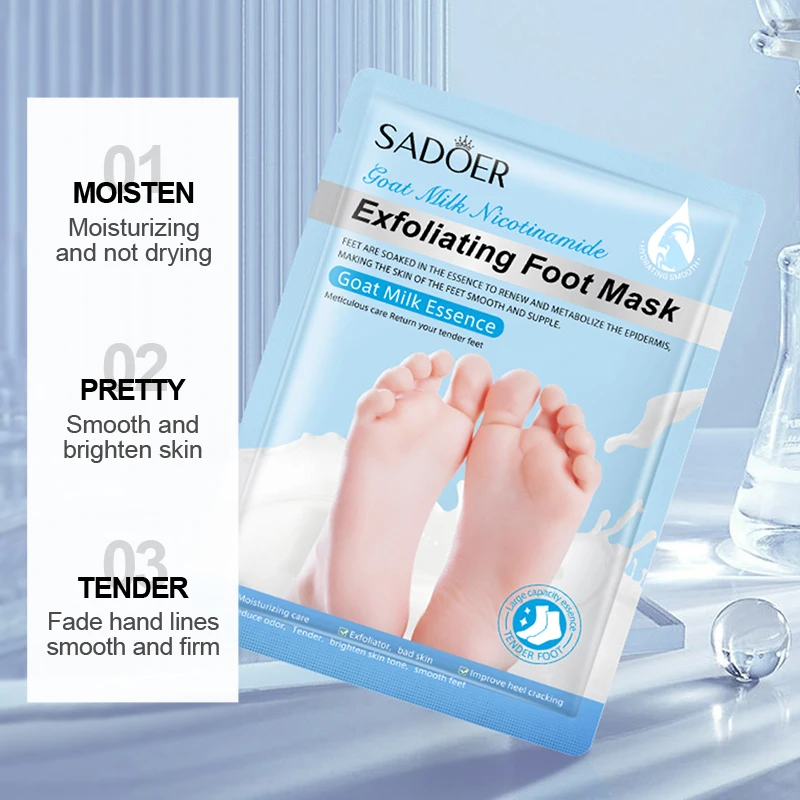 Foot Peel Mask 5/10 Pack, Exfoliator Peel Off Calluses Dead Skin Callus Remover, Baby Soft Smooth Touch Feet-Men Women Lavender