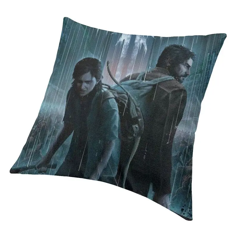 The Last Of Us Cushion Cover 40x40cm Horror Video Game Velvet Cute Pillows Case for Car Sofa 3D Printing Decorative Pillows