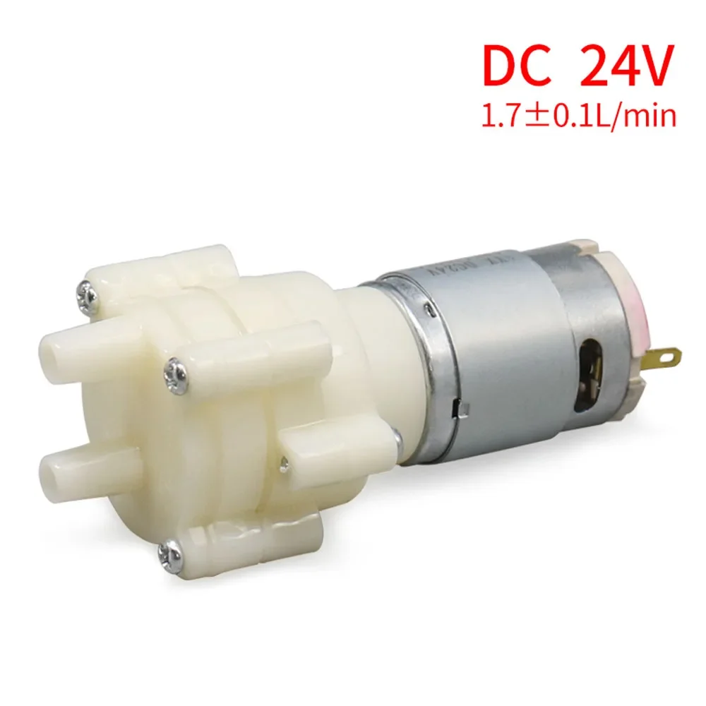 

1Pcs 385 Water Pump 24V Motor Water Pump DC Diaphragm Pump Power 7W Micro Sump Pump Household Tea Set Aquarium Accessories