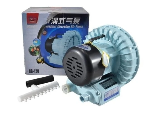 

220V Vortex High Pressure Fan HG-120/180/200/250/370 Seafood Fish Tank Fish Pond Aerator Aeration Pump