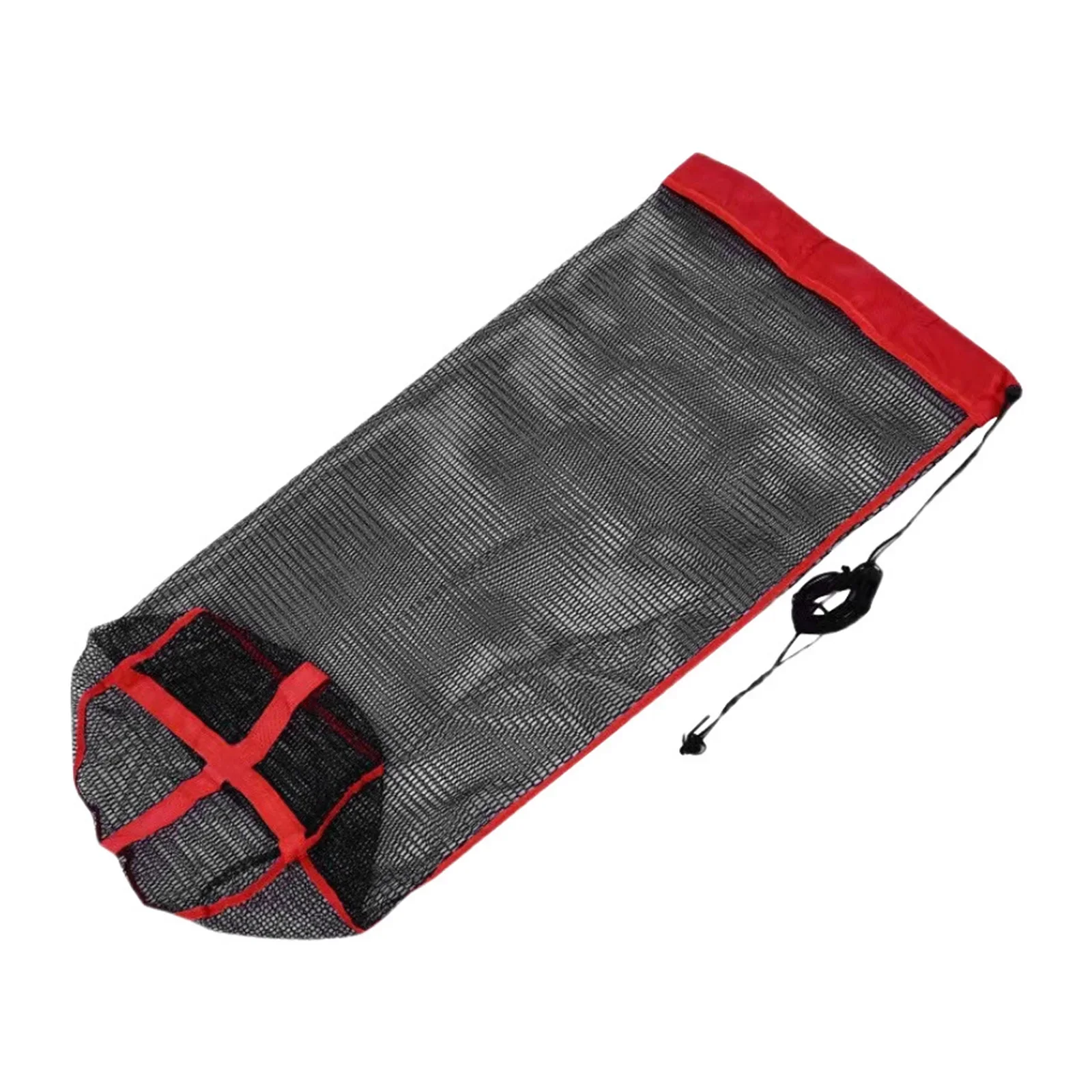 Nouveau sac de filet de pêche pliable en Nylon petite grille Cage filets à poisson Bundle bouche pêche panier de poisson vivant maille cordon sac Portable