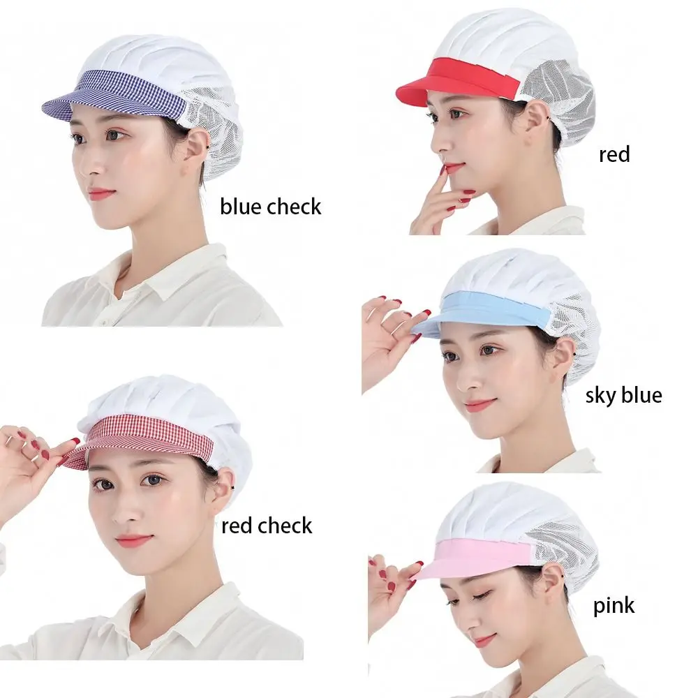 غطاء طاه الطعام ، ملابس العمل المقاومة للغبار ، أقنعة المطبخ ، طباخ جيد التهوية ، غطاء رأس للطهي ، مصنع ، شيك ، المصنع