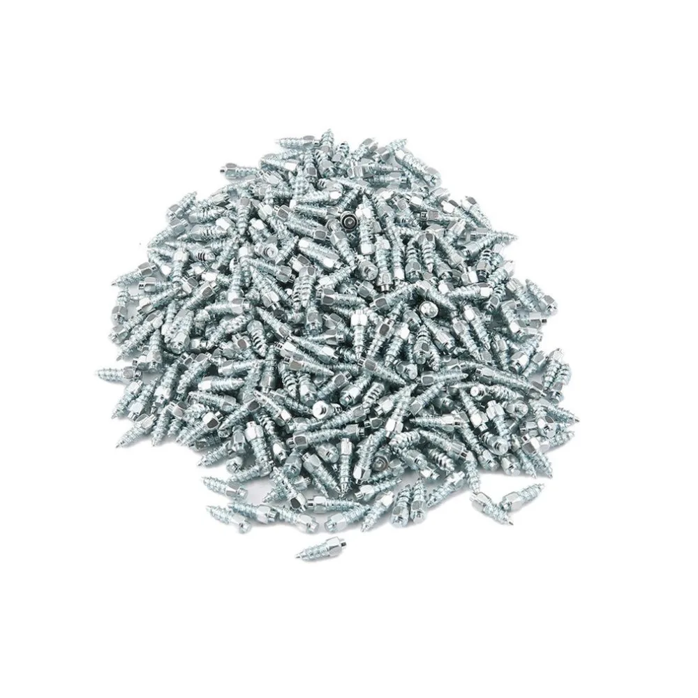 12mm Car Tire Studs Screws Nails Anti-Slip Anti-Ice for Truck Wheel Tyre Snow Spikes Set Motorcycle Alloy Tire Studs Accessories