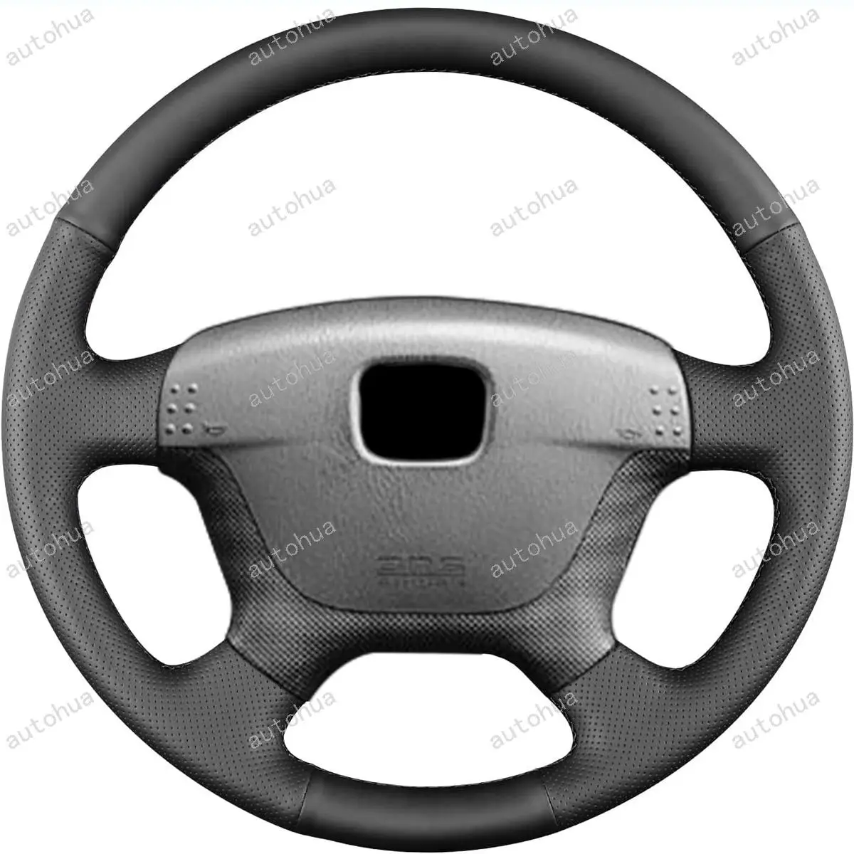 

Hand-Stitched Steering Wheel Cover for Honda 2003 FCX/ 2003 Civic Hybrid/2002 Odyssey Non-Slip Breathable Microfiber Leather