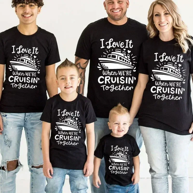 I Love It When We\'re Cruisin Together T-shirts Family Cruise Shirt Boat Tshirts Friends Cruise Ship Tee Matching Group Tee Shirt
