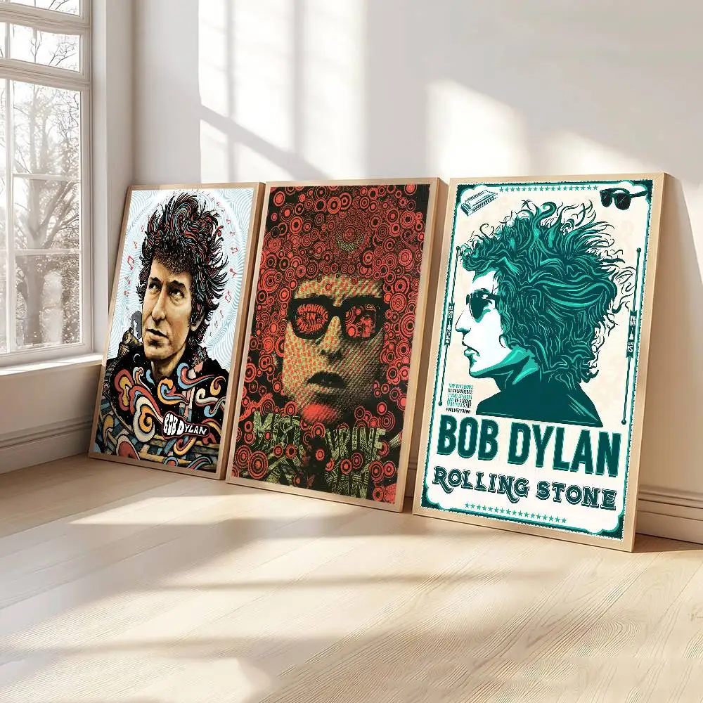 المغني B-Bob ديلان مغني الراب DIY لزجة ملصق مقاوم للماء ورقة ملصق مقهى بار ملصقات جدار اللوحة #2