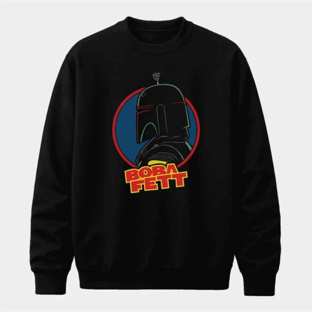 

Мужские и женские толстовки с круглым вырезом и принтом «Американские звездные войны», 2022, свободная осенняя модная спортивная одежда из хлопка