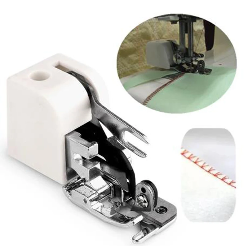 CY-10 Side Cutter Overlock Sewing Machine Presser Foot Feet Attachment For All Low Shank Singer Janome Brother Household Sewi