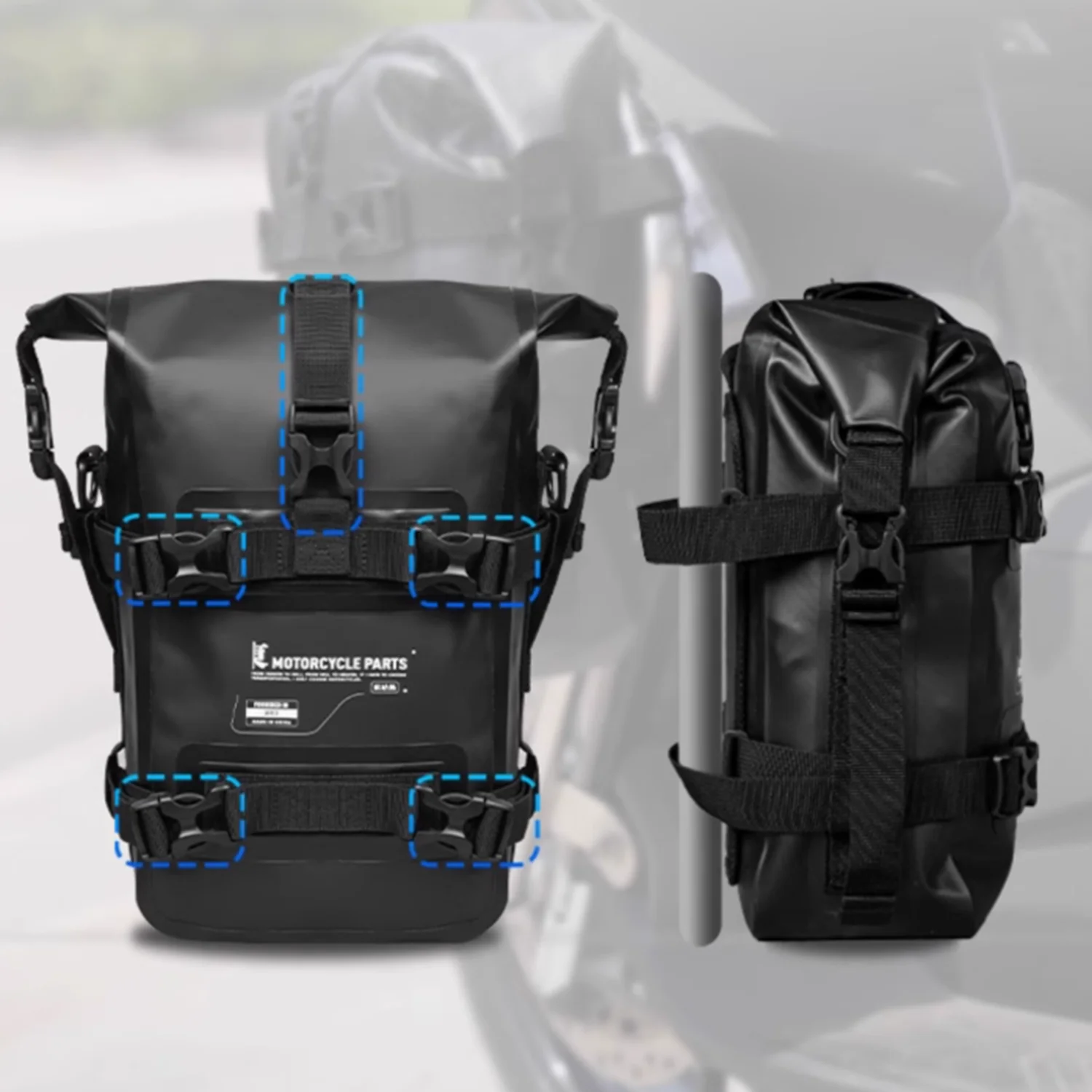 6-8L Motorcycle Waterproof Bag Travel Outdoor Dry Luggage Pack Bag Motorbike Luggage Backpack Motorcycle Crashbar Bags