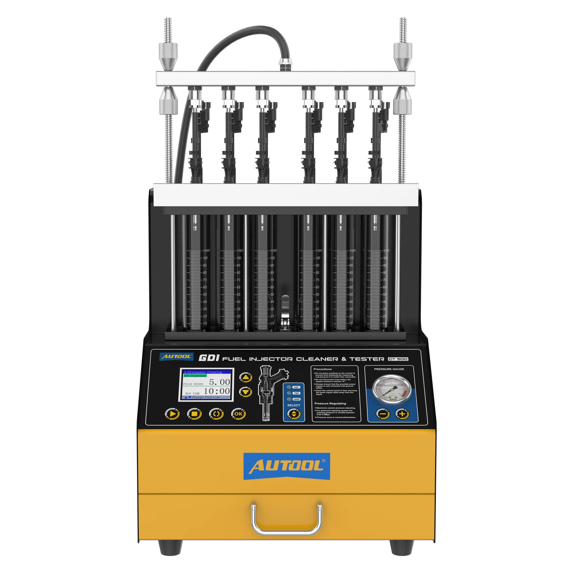MSAUTOOL CT500-limpiador ultrasónico de inyector de combustible para coche, lavadora de alta presión, limpieza de Gas y aceite, boquilla para coche, proveedores de máquinas