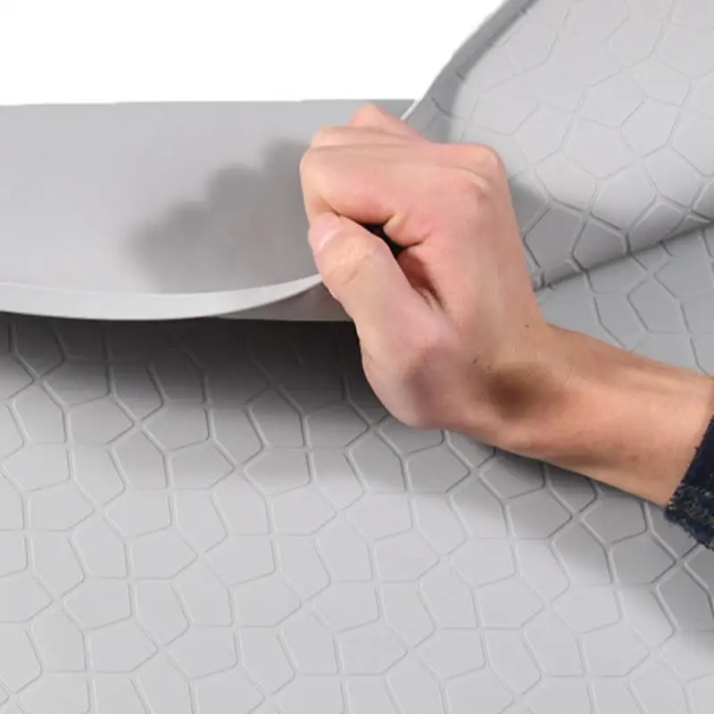 

Коврик для кошачьего литра, силиконовые коврики для кошачьего туалета, коврик для пола, многоразовый коврик для котят, животных, украшение для прихожей, на открытом воздухе, квартиры