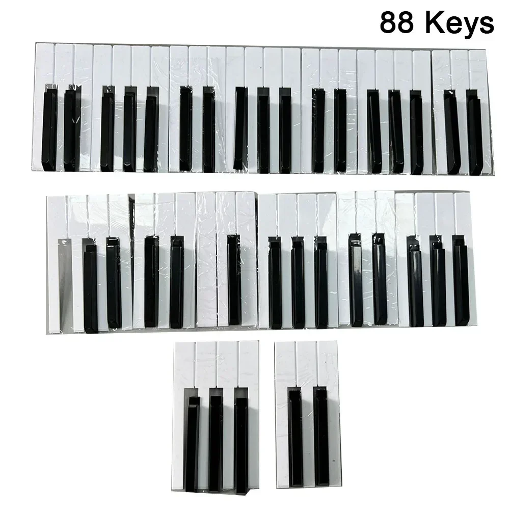 52/36/88 Piano Keytops  White Black Keys Piano Keytops Kit Replacement Tuning Repair Tool For Replacing Keytops Accessories