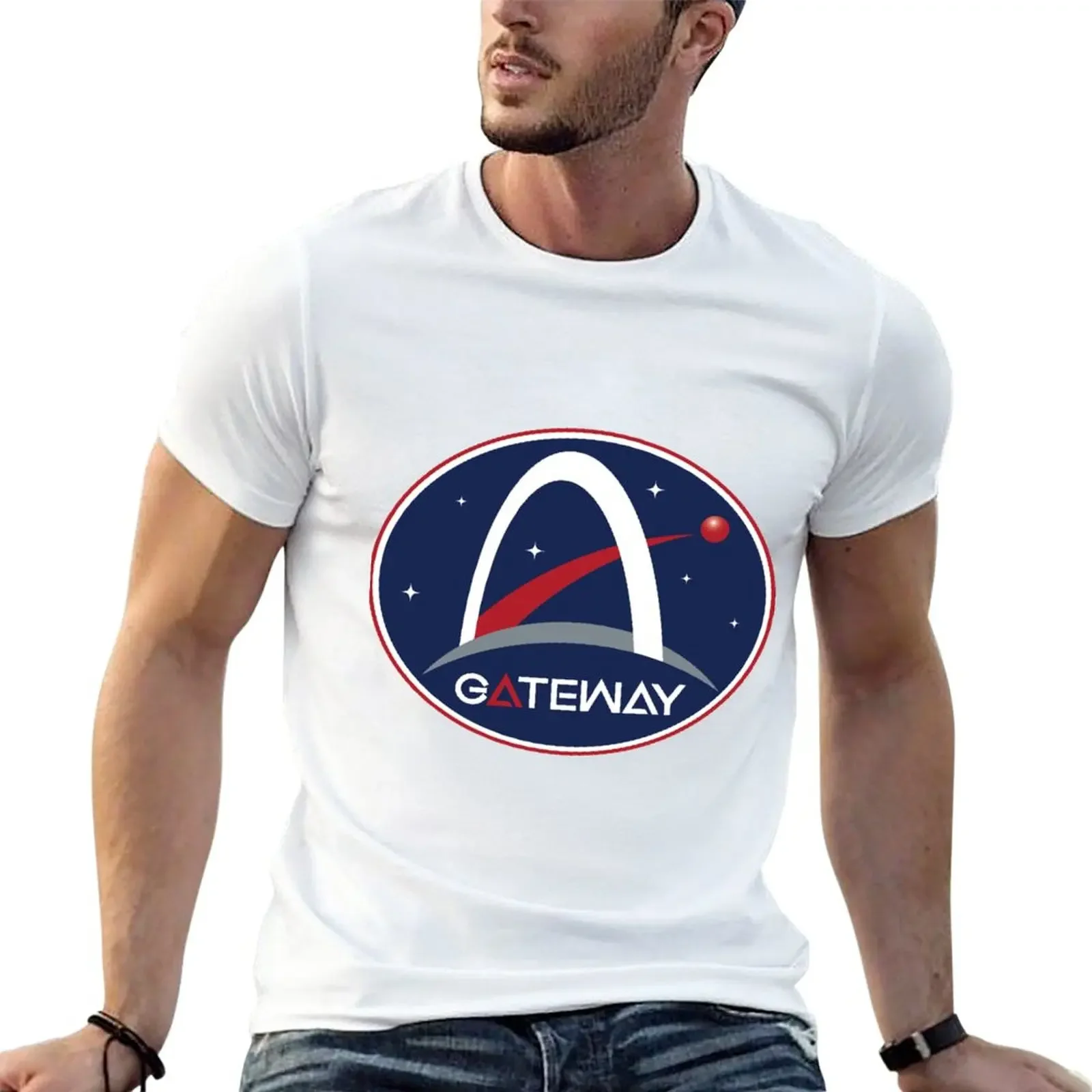 

Artemis Gateway Program Patch T-Shirt plain cute clothes boys whites men clothes