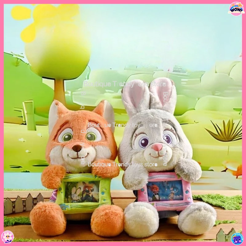

25CM Disney Judy Hopps‌ Plushies Nick Wilde Cartoon Anime Peluche Kawaii Ornament Comfortable Soft Doll Children's Toy Gifts