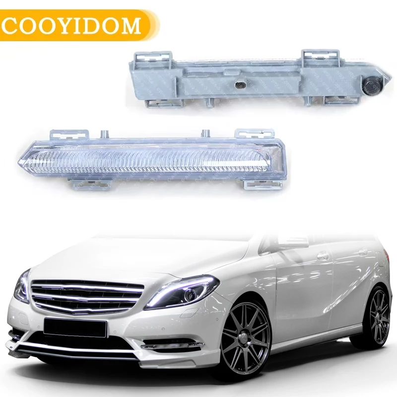 For Mercedes-Benz A-CLASS W176/B-CLASS W246 W242 B160 B180 B200 B260 Car LED Daytime Running Front Light Fog Lights A2049069100