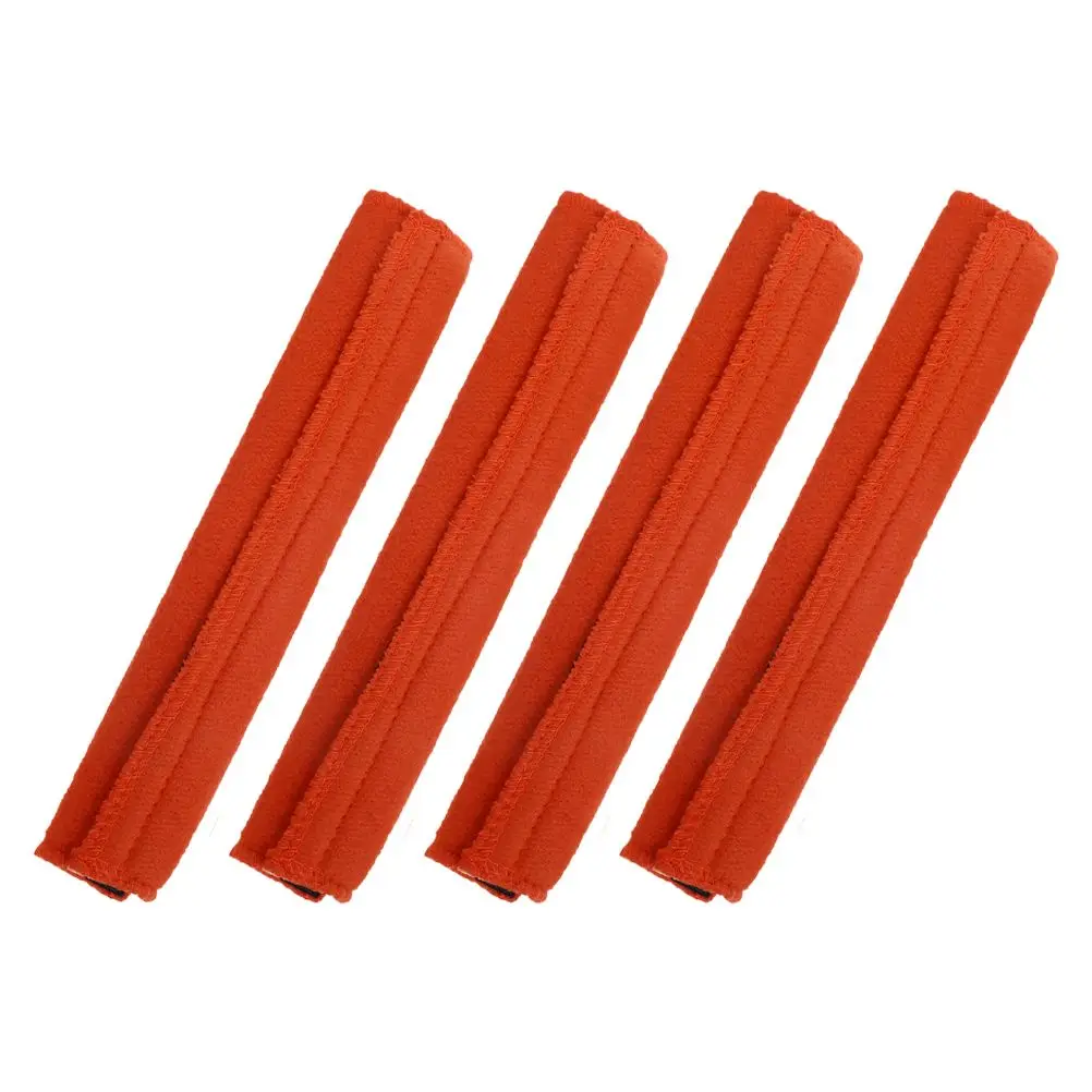 

4Pcs Safety Liners Orange Cotton Front Sweatband Hard Hat Insert Replacement Breathable Flame Resistant Welding