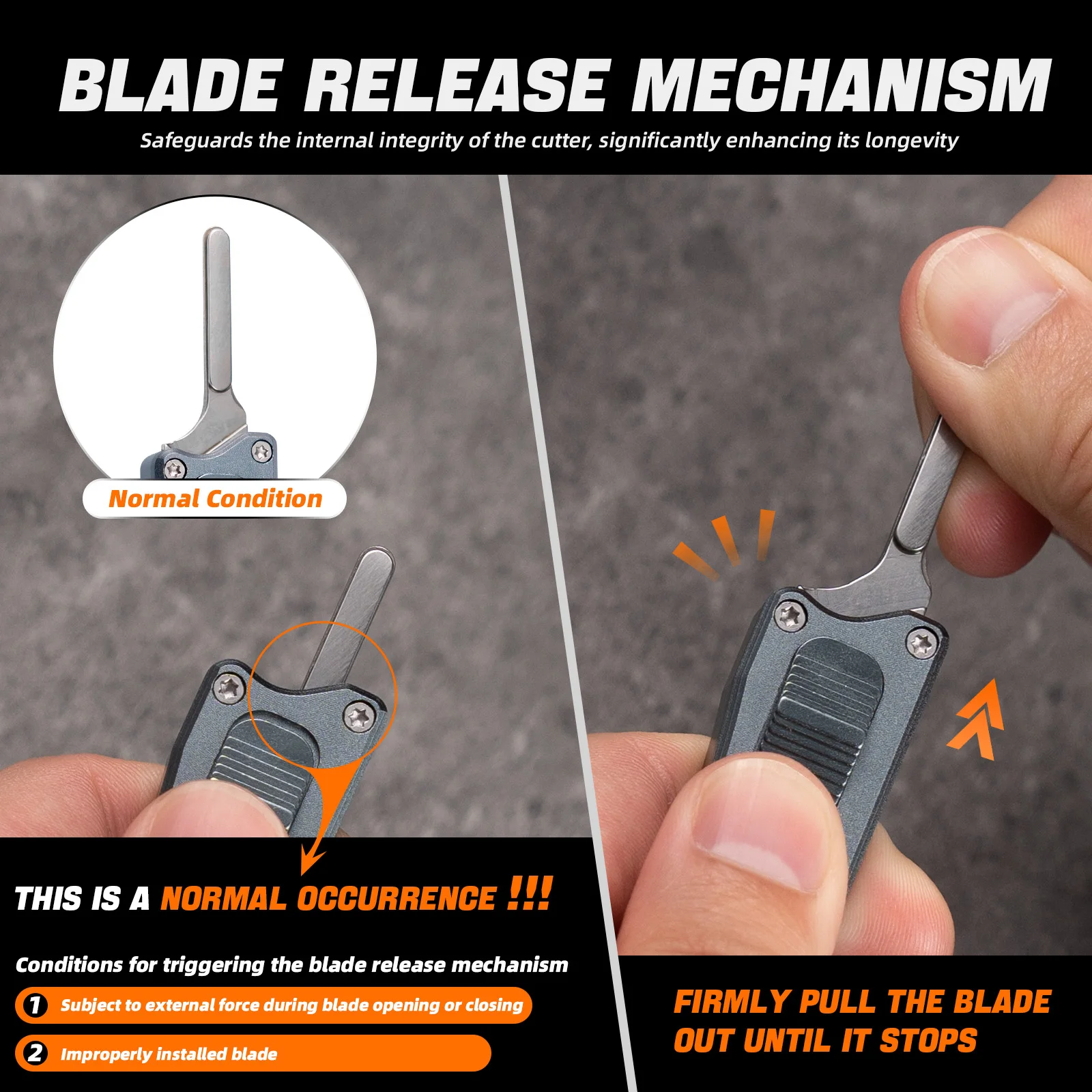 Gray Premium tool handle (blades not included; compatible with #23 or #24 blades), CNC-machined, made of  aluminum alloy