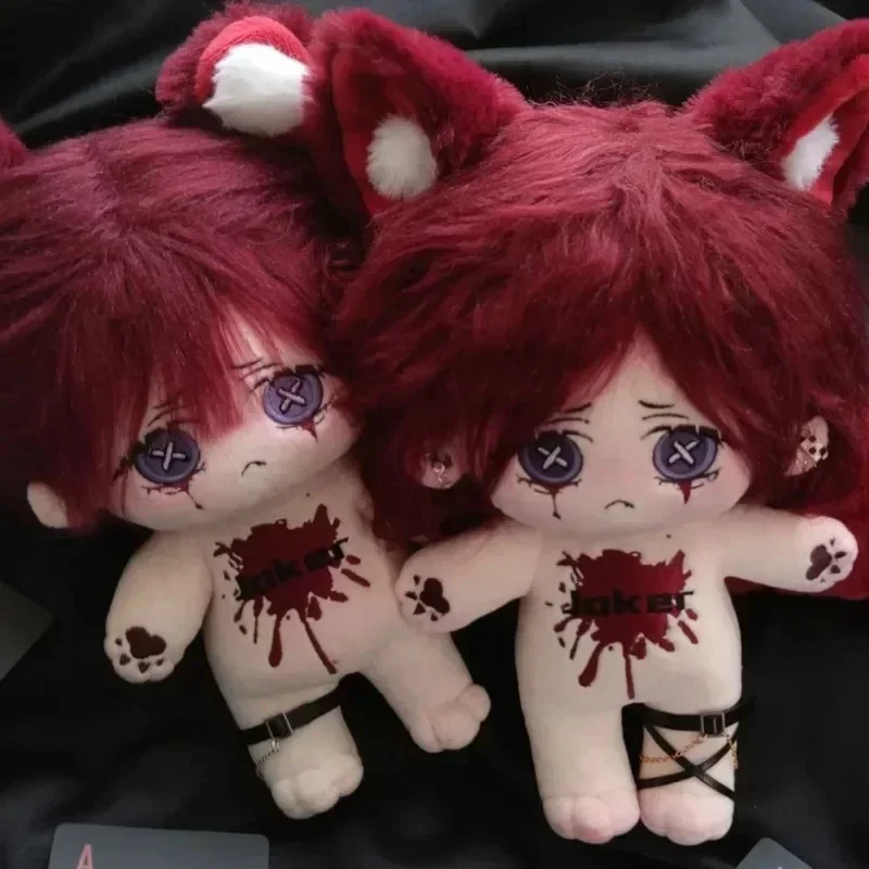 

20cm Game Identity V Survivors Weeping Clown Joker Cartoon Plush Dress Up Doll Toy Adorable Anime Figures Plushie Cosplay Gift