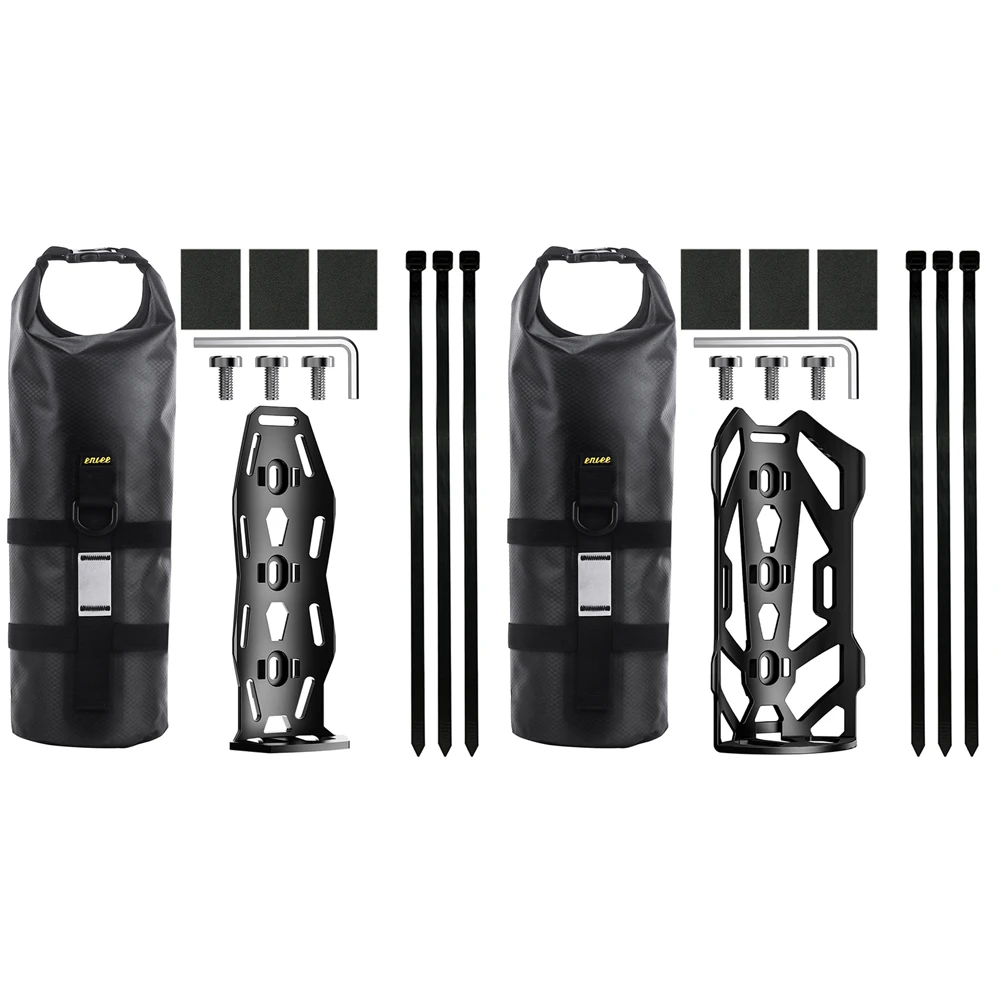 5L دراجة شوكة حقيبة دراجة شوكة حقيبة مقاوم للماء ركوب الدراجات حزمة عاكس حزام سعة كبيرة للدراجات الجبلية الطريق الدراجات