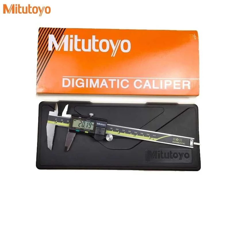 Calibrador Vernier Digital Original Mitutoyo de 6/8/12 Pulgadas 0-150/200/300 mm, Medidor de Alta Precisión ABSOLUTE