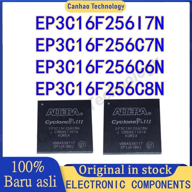 

EP3C16F256I7N EP3C16F256C7N EP3C16F256C6N EP3C16F256C8N BGA256 Embedded - FPGAs IC Chip 100% New Original in stock