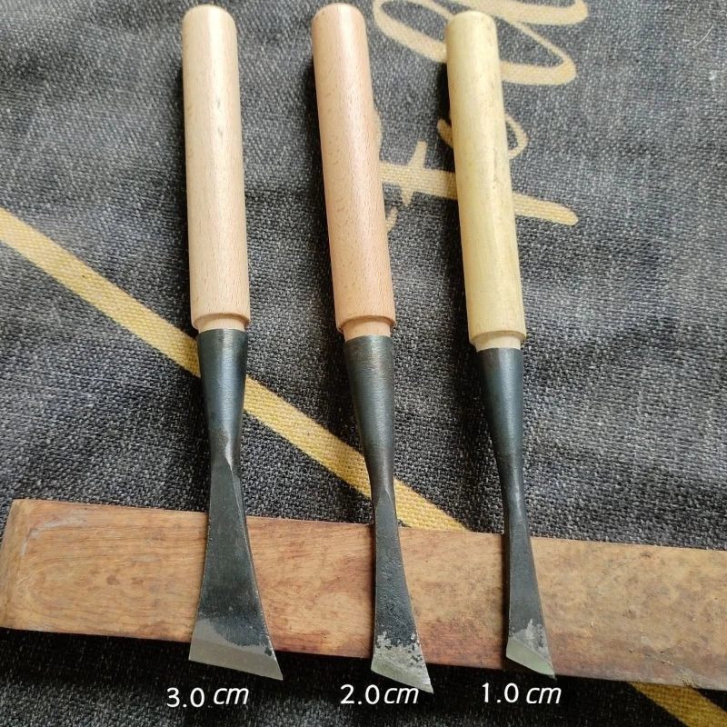 Wood Carving Chisel Bevel Knife Gouge Floral Design Artistic Relief Carving Tool For Woodworking