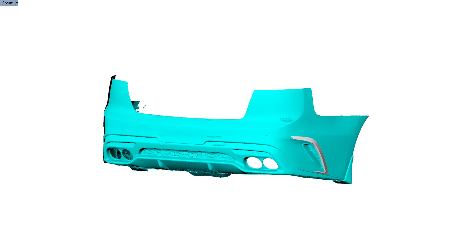 Suitable for A true carbon rear bumper duck-shaped splitter vent suitable Suitable for Kia Stinger view 4