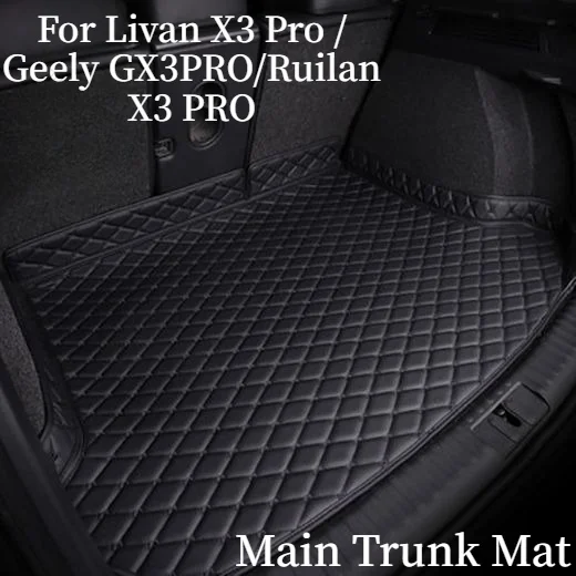 Custom‑Fit Trunk Mat Rear Cargo Liner Auto Accessories for Livan X3 Pro / Geely GX3PRO/Ruilan X3 PRO 2024‑2026 Cargo Liner