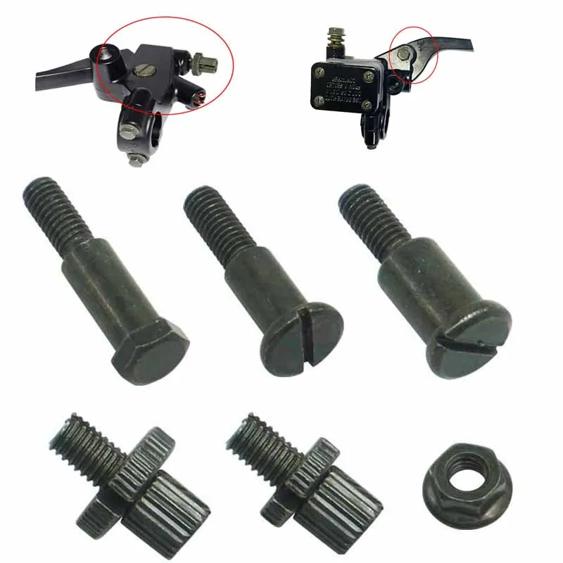 

Motorcycle Oil Hole M10*1.25 Oil Hose Screws Lower Pump Bolt Upper Pump Disc Brake Handle Clutch Adjustment Screws