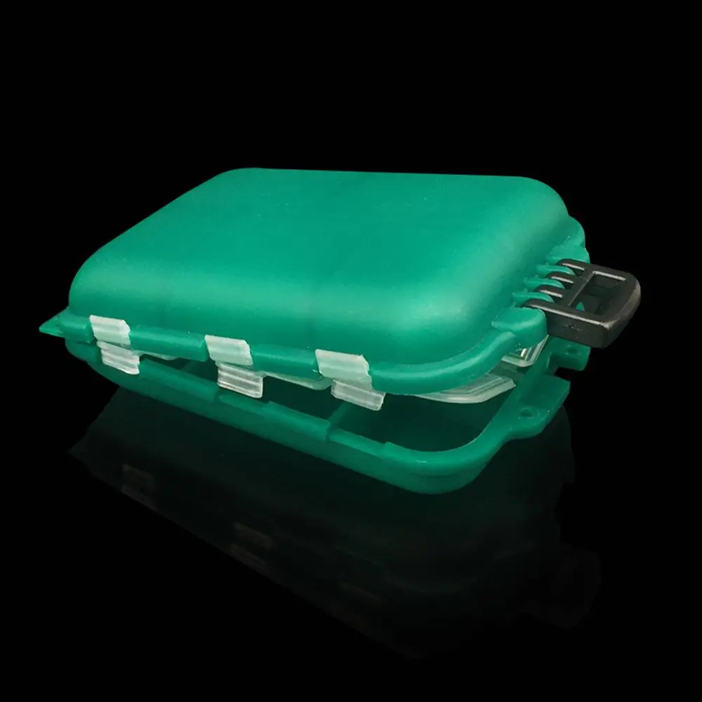 

Portable Tool Accessory Square Bait Storage Case Fishhook Box Fishing Tackle Boxes Lure Container