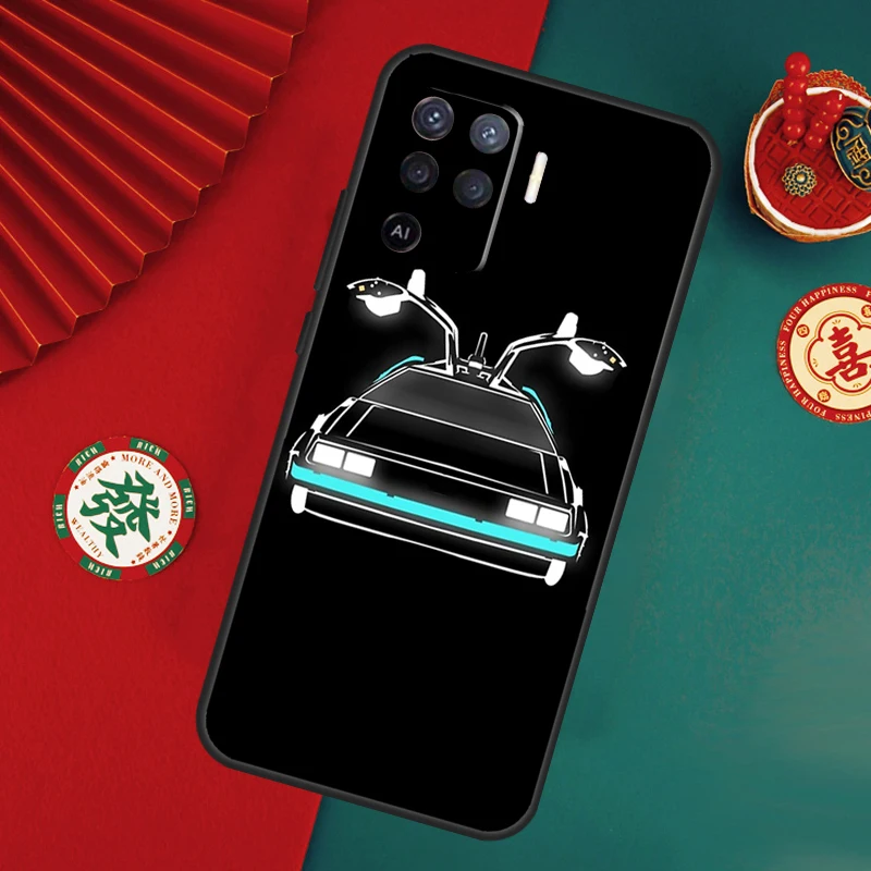 العودة إلى المستقبل حافظة رائعة ل ممن لهم A80 A40 A60 A6 A5 Pro A15 A16 A17 A57 A94 A74 A54 A76 A96 A18 A38 A58 A78 A98