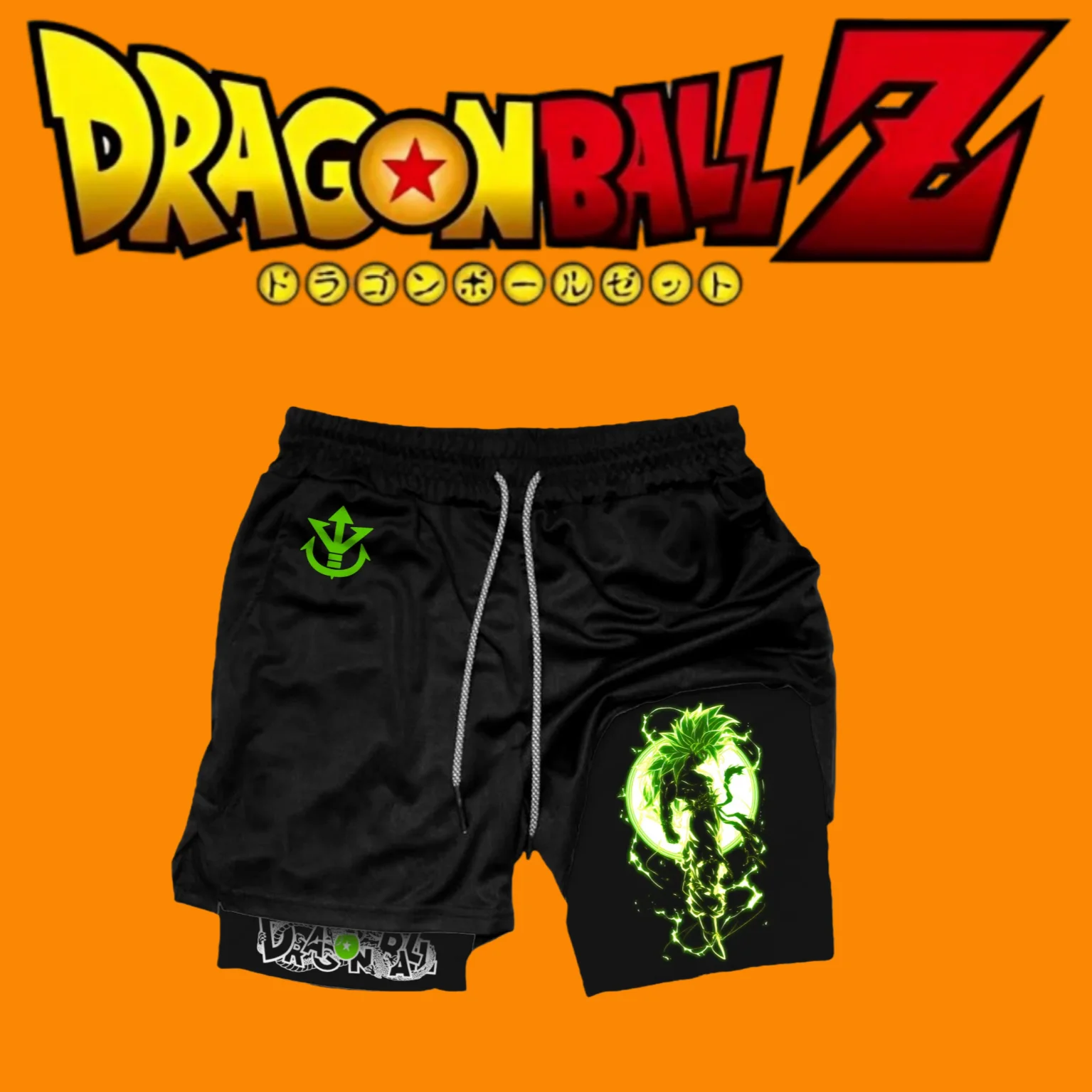 Die 2022 Sommer neue meistverkaufte Dragon Ball Anime-Kleidung, 100 % reine Baumwolle, lockeres und lässiges Design, zweiteilige Faux-Shorts