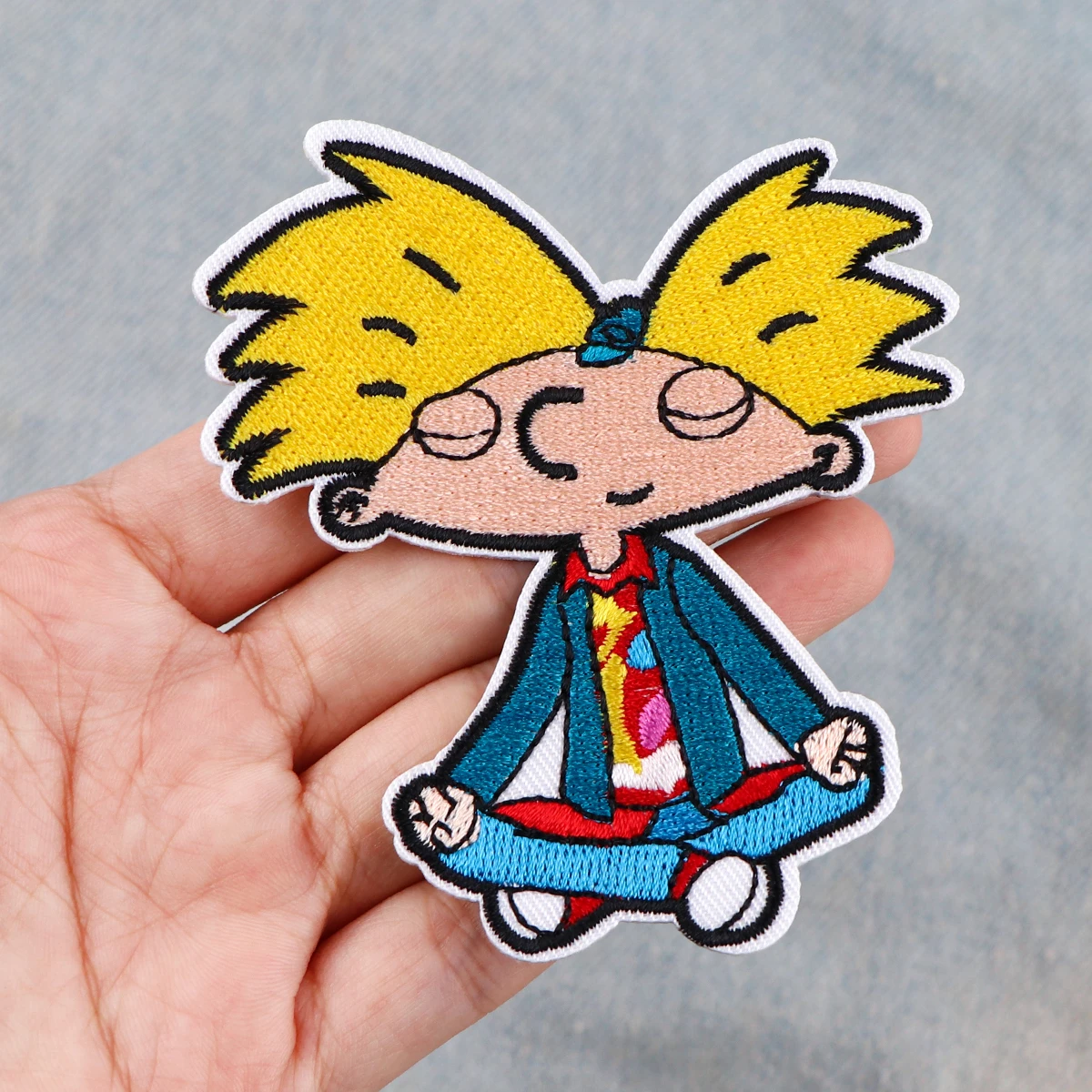 Patch brodé banane de dessin animé pour vêtements, vestes, Patch thermoadhésif, bricolage, fer sur Patch, accessoires autocollants appliqués