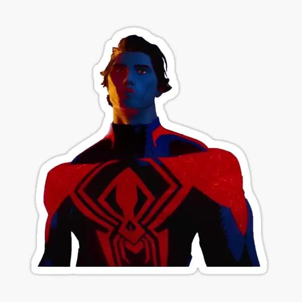 Spider 2099 Miguel Ohara Miguel O Hara  5PCS Stickers for Print Laptop Kid Anime Room Living Room Art Car Background Luggage